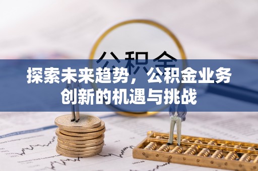 文县探索未来趋势，公积金业务创新的机遇与挑战