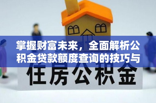 文县掌握财富未来，全面解析公积金贷款额度查询的技巧与策略