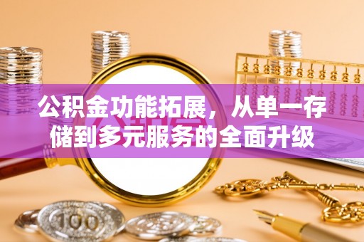 文县公积金功能拓展，从单一存储到多元服务的全面升级